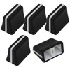 4mm Wide Rubber Grip Fader/Linear Slider/Cross Fader Caps For DJ