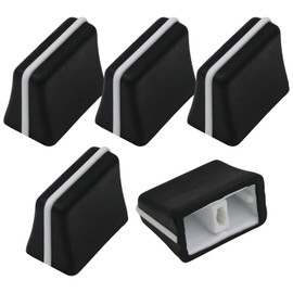 4mm Wide Rubber Grip Fader/Linear Slider/Cross Fader Caps For DJ Mixer