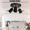 GU10 Ceiling Spotlight Holder 3 Head Rotating Lamp Base Fixture