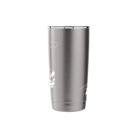 Minimalist Carpenter Hammer Silhouette Design Stainless Steel Insulated Tumbler