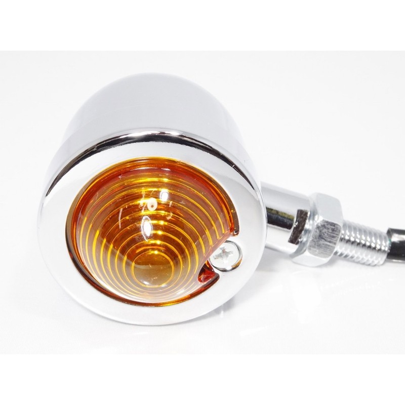 CMY Select Universal Bullet Turn Signal Bike, Chrome Plated, Universal
