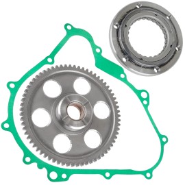 Caltric Starter Clutch Gear Idler One-Way Gaske Kit for Yamaha Kodiak 450 YFM450 2003-06