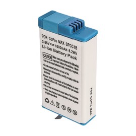 Kastar 2 Pack Battery and LCD Triple USB Charger Compatible with GoPro Max SPCC1B, ACDBD-001 ACBAT-001 ACCBAT-001, CHDHZ-201 CHDHZ201 Battery, GoPro MAX 360 Waterproof Degree 5.6K Action Camera