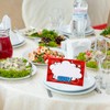 Honoson 48 Pcs Hero Theme Place Cards for Table Setting,