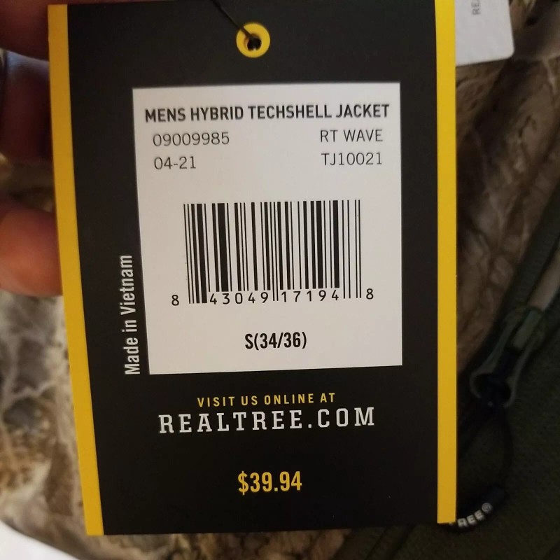 Realtree WaveX Hybrid Techshell Jacket