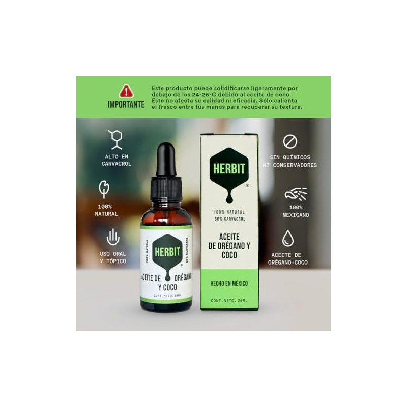 Kit 2 Aceite de Orégano Natural 80% Carvacrol – Frasco