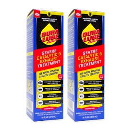 DURA LUBE 2 Pack Severe Catalytic and Exhaust Treatment Cleaner Fuel Additive, 16 fl. Oz, 2-Pack Combo Pack