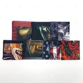 Fashion Bandana 1P Horror Halloween Face Mask Scarf Headband Cover Hat Motorcycle Delivery Bicycle Multi / 패션 두건 1P 호러 할로윈 안면 마스크 목도리 머리띠 덮개 모자 오토바이 택배 자전거 멀티