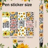 INCOK Rub on Transfers for Crafts - 48 Sheets Sunflower