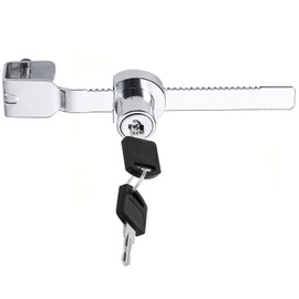 ZiYuya 2pcs Reptile Vivarium Look with Key Different Terrarium Showcase Lock Display Cabinet Lock Sliding Glass Door Lock Ratchet Lock