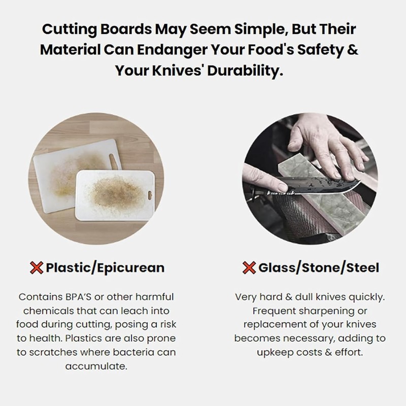 Titanium Cutting Board - 2025 New Upgrade 100% Pure Titanium