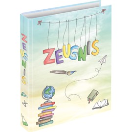 RNK 46509 Schooldoodle Certificate Ring Binder for DIN A4 Formats with 4-Ring Mechanism, Pack of 1