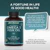 Lifes Fortune Suplemento de concentrado de Omega 3 de aceite