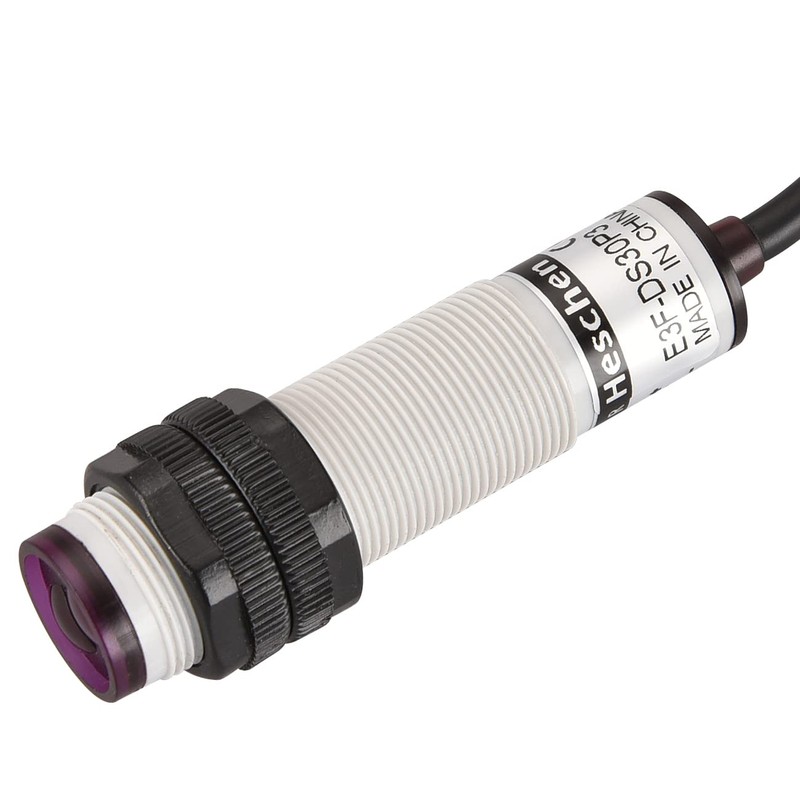 Heschen M18 Column Infrared Photoelectric Proximity Switch, Diffuse Reflection Type,