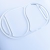 Oval 2 Section Valet Tray Router Template, Clear Acrylic Router