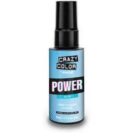 Crazy Color Blue Power Pigments | Ultra Concentrated Pigments, Custom Toner & Semi-Permanent Dye from Home | Vegan Formula | No Bleach or Ammonia | 50ml