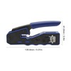 RJ45 Crimp Tool Pass Through Crimper with RJ45 Cat6 Crystal