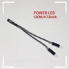 4PCS 2 Pins Single Female to Dual Male Jumper Splitter