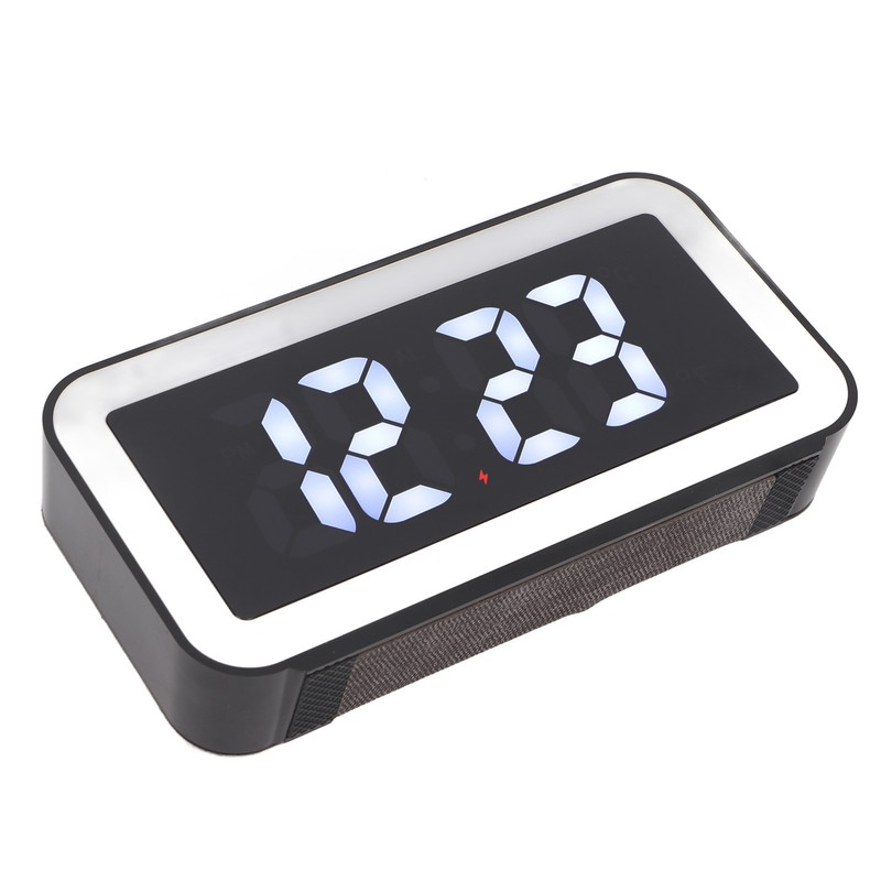 Wireless Charging Alarm Clock USB Reverse Charging LED Large Screen