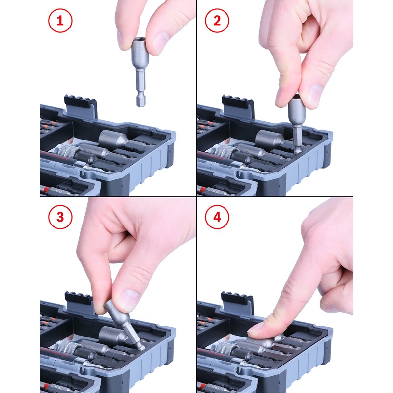 Bosch 2 607 017 328 x Hexagonal Phillips/Pozidriv Screwdriver Bits,