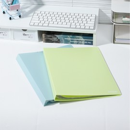 Delhi Recycle Lone Green Deli Index Clear File 40 Sheets Transparent EF923 / 리사이클 론그린 델리 인덱스 클리어파일 40매 투명 EF923