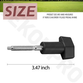 TEKONPRO 2 Pack 720-05066A Wing Knob for MTD Troy-Bilt Cub-Cadet Craftsman Ryobi Lawn Mowers B04E, A0JT, RM130, TB100, M320, B2M7, M235, Replace 720-05066 720-04123A