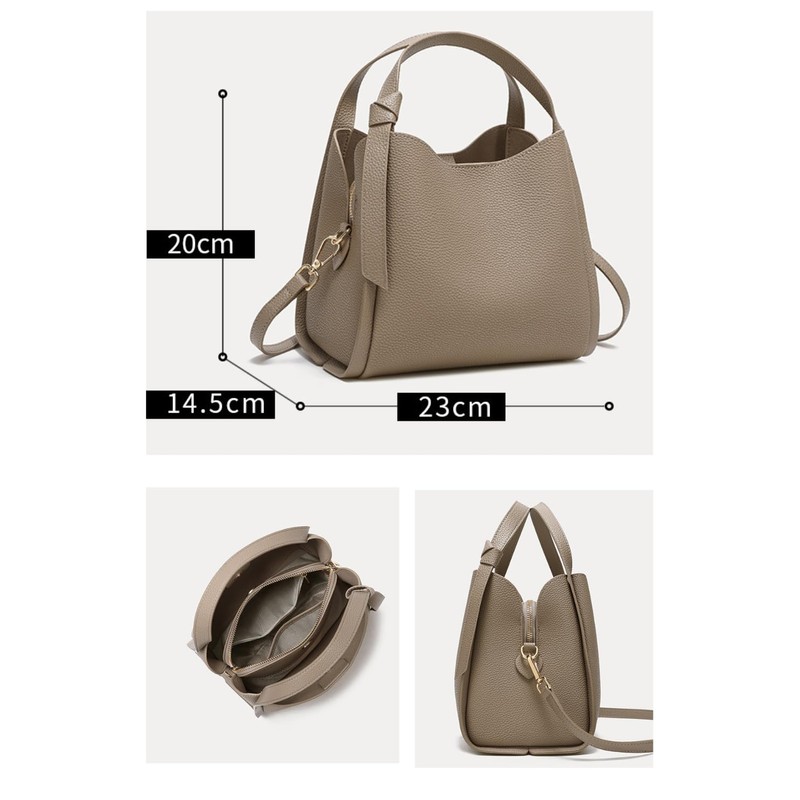 Mineon Women's Handbag, Shoulder Bag, Mini Bag, Small, Lightweight, Genuine
