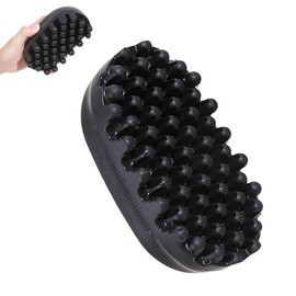 Hair Sponge for Curls, Afro Sponge Curl Brush, Defined Curls Styling Tool, Easy to Use with Curling Creams or Oils, 14.8 cm Length, Brush Comb Rubber Styling Tool For Home And Salon Use