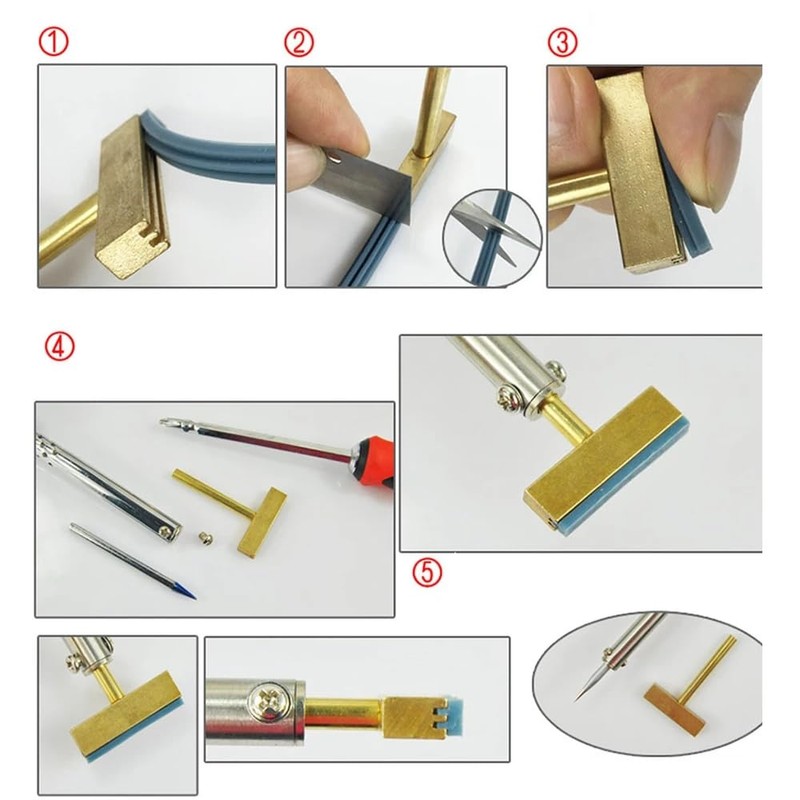 3Pcs 30w 60w 40W Soldering Iron T Tip T-Head Copper