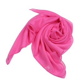 Superfreak® Cotton Cloth Scarf Shawl, 100 x 100 cm, 100% Cotton, All Colours - Pink