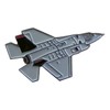 GBJUK F35 Jet Aircraft Fighter Plane Enamel Pin Lapel Badge