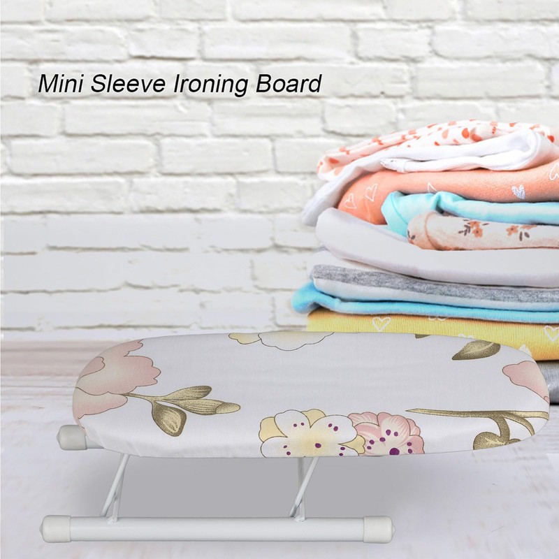 Duimimi Foldable Mini Ironing Board, Space Saving Tabletop Ironing Board,