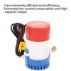 12V Blige Water Pump 3/4in Hose Outlet 500GPH Electric SemiOpen