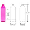 Premium Essential Oil 2 Ounce Cosmo Round Bottles, PET Plastic