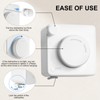 LIVEHITOP Retractable Washing Line, Wall Mounted Extendable Clothes Line