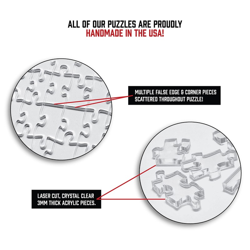 The Clearly Impossible Puzzle 100, 200, 500, 1000 Pieces Hard