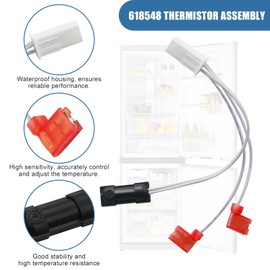 Wosijm 618548 Thermistor Assembly Replacement Compatible with Norcold RV Refrigerator Parts,Fit for Norcold Fridge N611, 1Pack