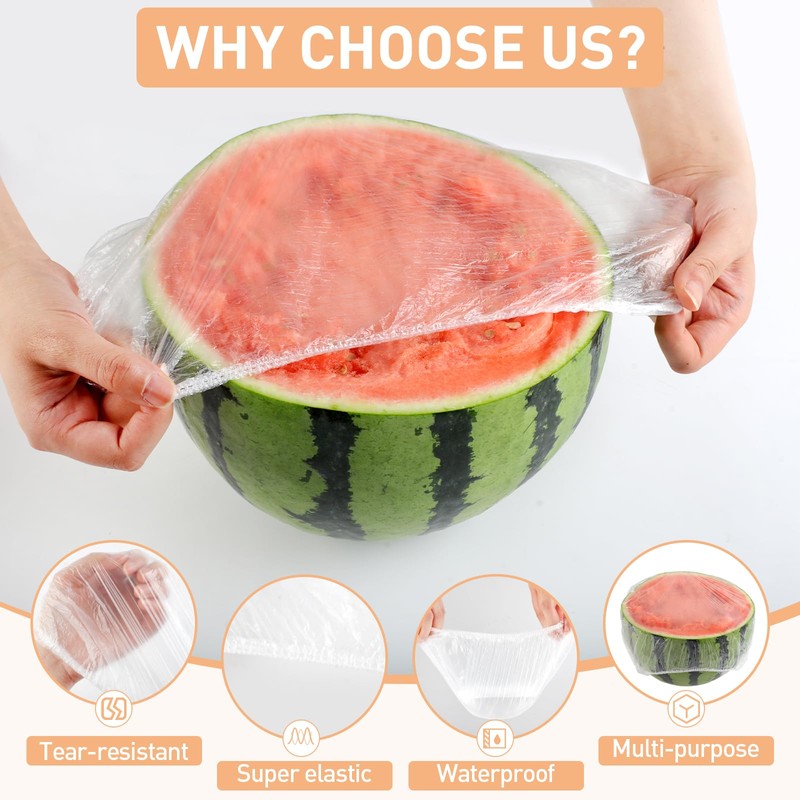 Ninsula 150 Pcs Bowl Covers for Bread Proofing, Plastic Bowl