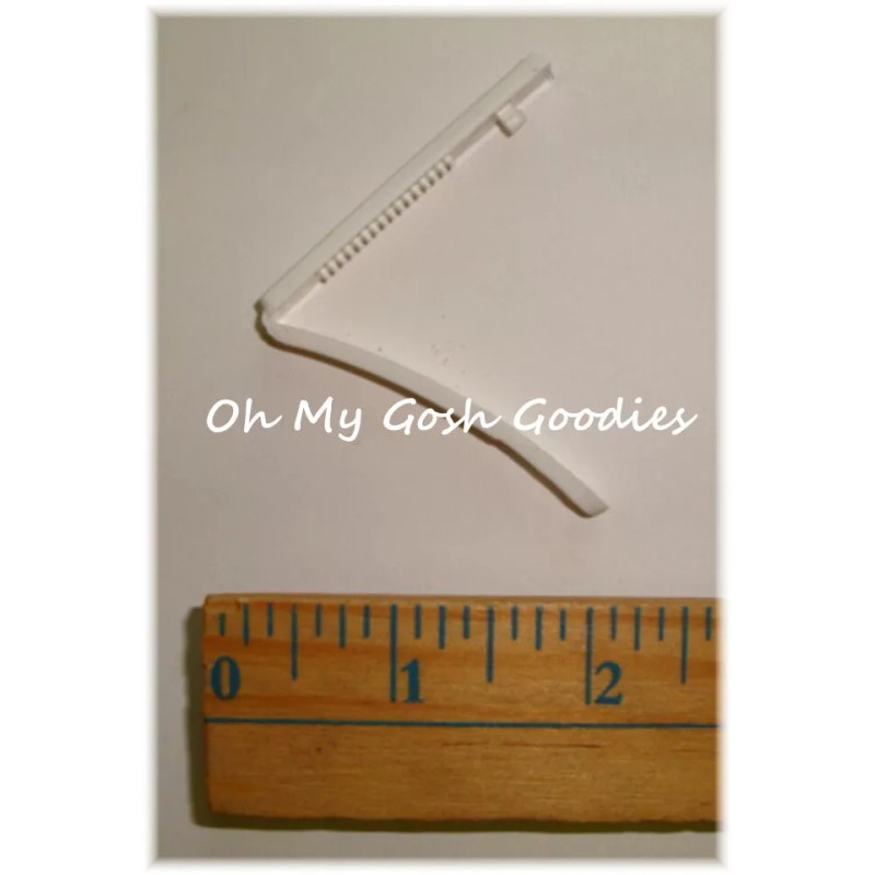 Wrights 25PC PIECE GOODY PLASTIC BARRETTE with INNER TEETH SNAP