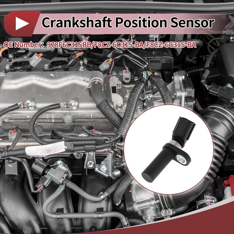 HEROFFIX 1 Pc Crankshaft Position Sensor for Ford Contour LX