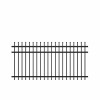 Will Ship-Black Aluminum Fence Panels 48/60", Spear/Smooth Top. Best Pricing.
