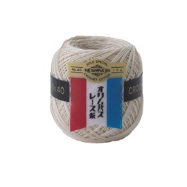 Olympus Thread Gold Label, Lace Thread #18, 1.8 oz (50 g), 230.0 yd (210 m), 3 Balls