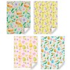 Easter Wrapping Paper,Watercolor Spring Gift Wrap Paper 4 Sheets 4