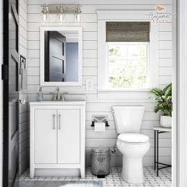 Autumn Alley Galvanized Metal Pedal Waste Bin | 5L, 1.3 Gallon Trash Can