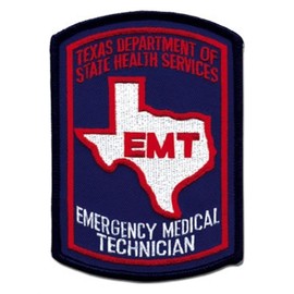 Texas EMT Patch - Color - 10 Pack