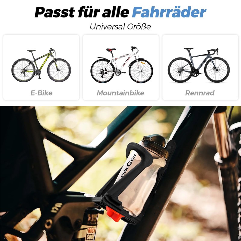 Woobroo Bicycle Bottle Holder - Drink Holder Bicycle - 55-78