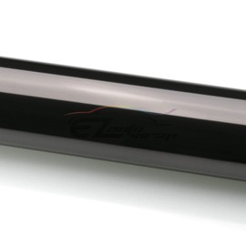 EZAUTOWRAP Free Tool Kit 12"x48" (1FT x 4FT) Glossy Medium Black Smoke Headlight Taillight Fog Light Side Marker Vinyl Tint Film Self Adhesive