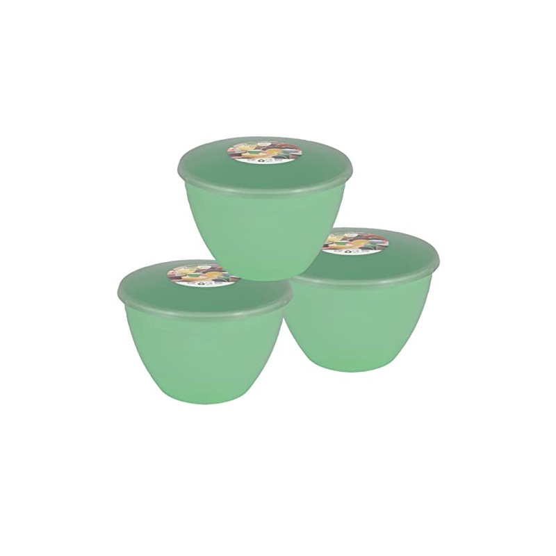 Just Pudding Basins Pastel Mint Green Steaming Basin and Clear