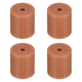 MECCANIXITY 4Pcs Silicone Bed Mounts 3D Printer Heat Bed Silicone Leveling Column Silicone Buffer 18mm for 3D Printer Brown