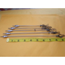 HOME MADE 6 CRAPPIE UMBRELLA/BASS RIG, ALABAMA TESTED/3 ARMS .039X5",6",7" UNPAINTED 2ea.